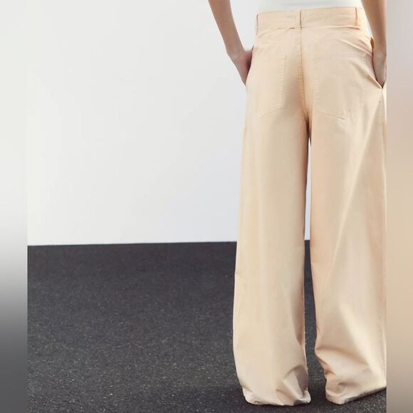 ZARA PLEATED BELTED PANTS - Picture 5 of 7